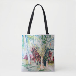 Hawaii "Aloha" All-Over-Print-Tasche, Schulter-Tas