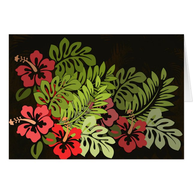 Hawaii Aloha Blume Art Print (Vorderseite (Horizontal))