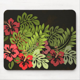Hawaii Aloha Blume Art Print Mousepad