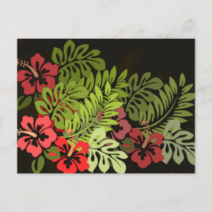 Hawaii Aloha Blume Art Print Postkarte