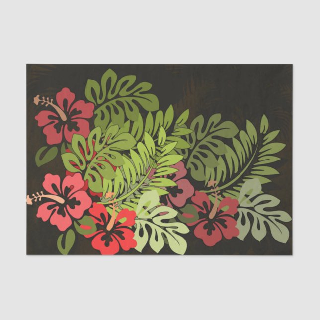 Hawaii Aloha Blume Art Print Seidenpapier