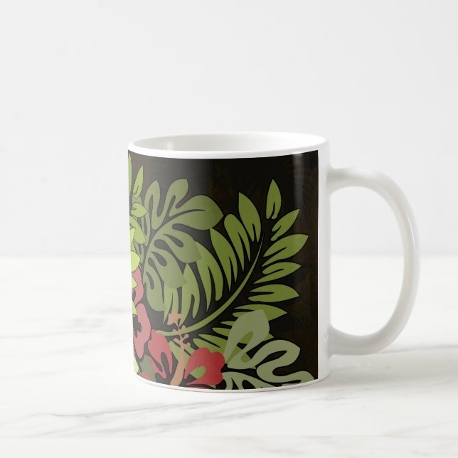Hawaii Aloha Blume Art Print Tasse (Rechts)