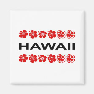 Hawaii Aloha Blume Bands Light Color Magnet
