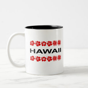 Hawaii Aloha Blume Bands Light Color Zweifarbige Tasse