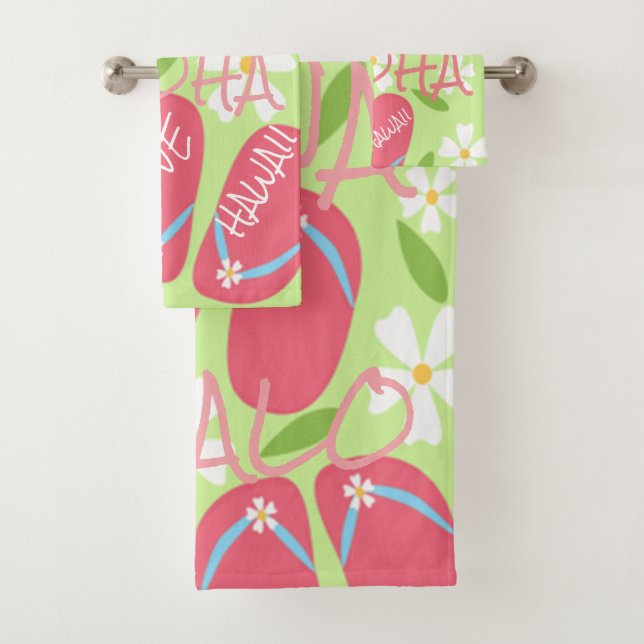 Hawaii Aloha Collection Badetuch Set (Insitu)