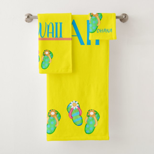 Hawaii Aloha Collection Badhandtuch Set (Insitu)