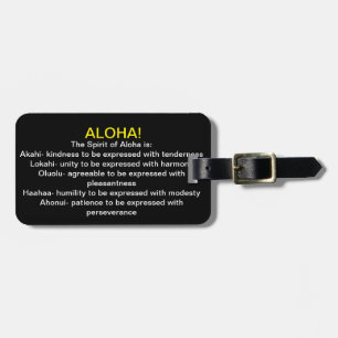 Hawaii Aloha Gepäckanhänger