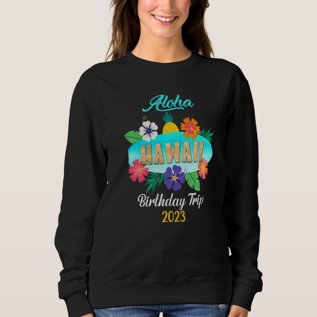 Hawaii Aloha Hawaiian Family Trip 2023 Premium_6 Sweatshirt (Vorderseite)