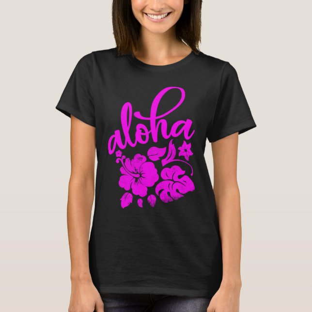 Hawaii Aloha Hibiscus Hawaiian Party 3 T-Shirt (Vorderseite)