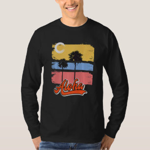 Hawaii Aloha Hibiskus Hawaiianisches Party T-Shirt