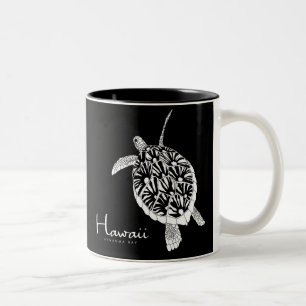 Hawaii Aloha Honu Turtle Zweifarbige Tasse
