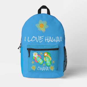 Hawaii Aloha Kollektion - Damen Bedruckter Rucksack