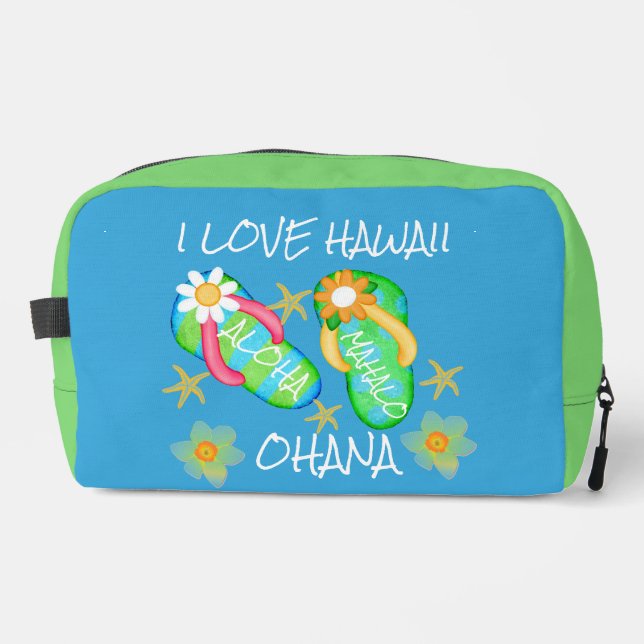 Hawaii Aloha Kollektion - Damen Waschbeutel (Vorderseite)