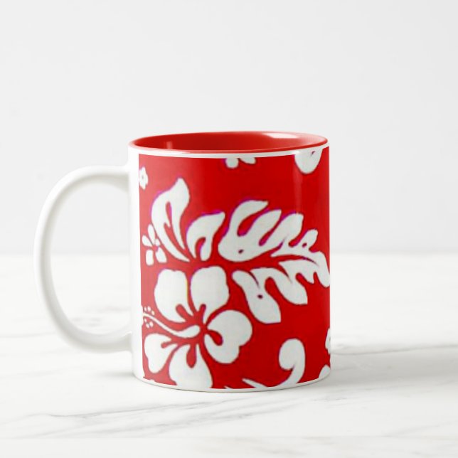 Hawaii-Aloha-Sammlung Zweifarbige Tasse (Links)