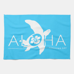 Hawaii - Aloha Schildkröte Handtuch