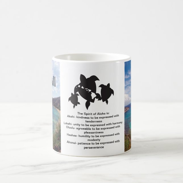 Hawaii-Aloha-Schildkröten Kaffeetasse (Mittel)