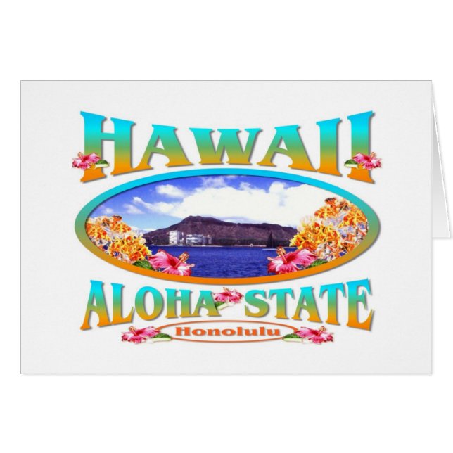 Hawaii Aloha Staat (Vorderseite (Horizontal))