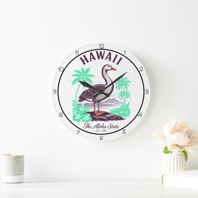 Hawaii Aloha State Wanduhr (Zuhause)