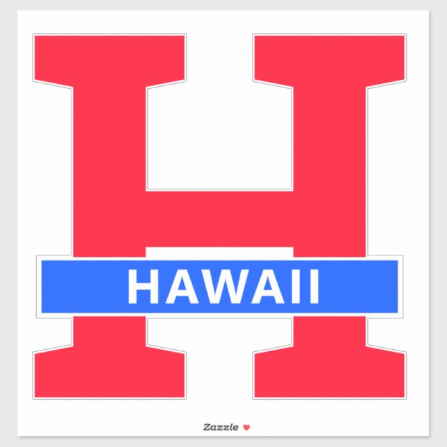 Hawaii Aufkleber (Blatt)