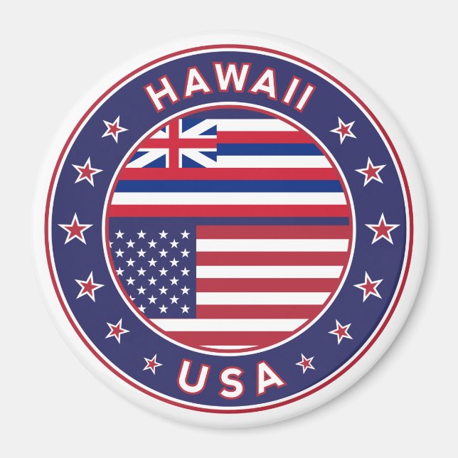 Hawaii Aufkleber, Hawaii, USA Magnet (Vorne)