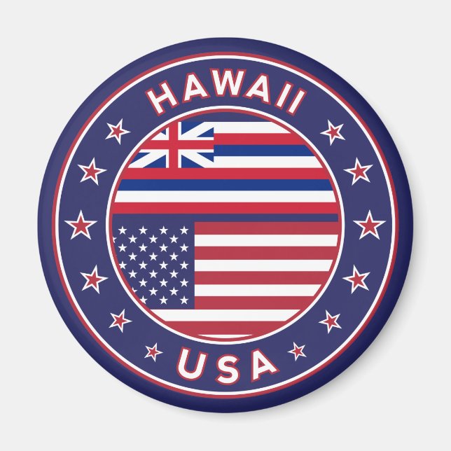 Hawaii Aufkleber, Hawaii, USA Magnet (Vorne)