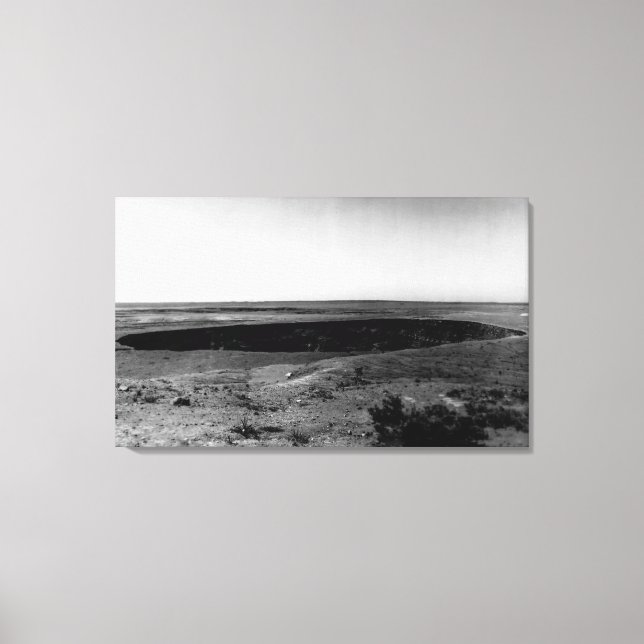 Hawaii - Aussicht auf den Grubengang von Halemauma Leinwanddruck (Vorderseite)