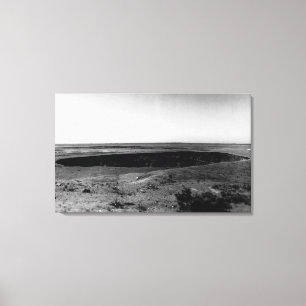 Hawaii - Aussicht auf den Grubengang von Halemauma Leinwanddruck