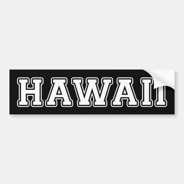 Hawaii Autoaufkleber (Vorne)
