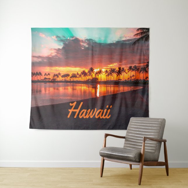 Hawaii Beach Hawaii Wandteppich (Beispiel (Horizontal))