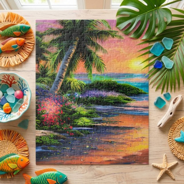 Hawaii Beach Scenery Jigsaw Puzzle (Von Creator hochgeladen)