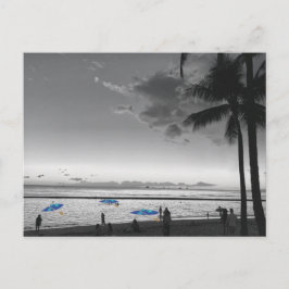 Hawaii Beach und Palm Trees Postcard Postkarte