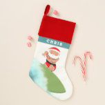 Hawaii Beach Weihnachtsstrumpf<br><div class="desc">Creative Surfen Weihnachten Weihnachten Urlaub Strumpf. So personalisieren Sie Text bearbeiten, um Namen hinzuzufügen.</div>
