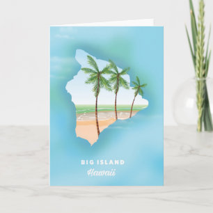 Hawaii Big Island Feiertagskarte