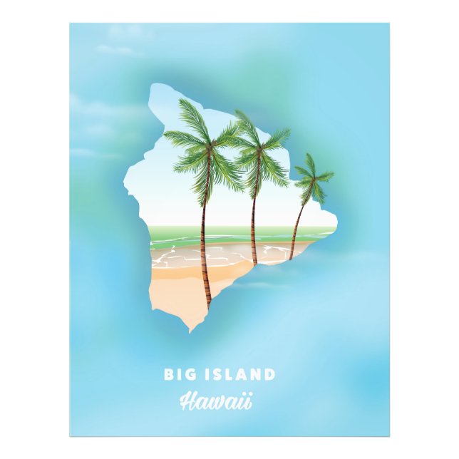 Hawaii Big Island Fotodruck (Vorne)