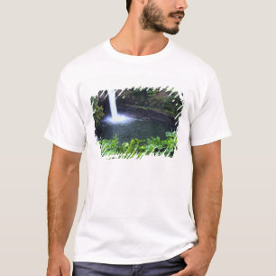Hawaii, Big Island, Hilo, Rainbow Falls, Lush T-Shirt