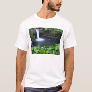Hawaii, Big Island, Hilo, Rainbow Falls, Üppig T-Shirt