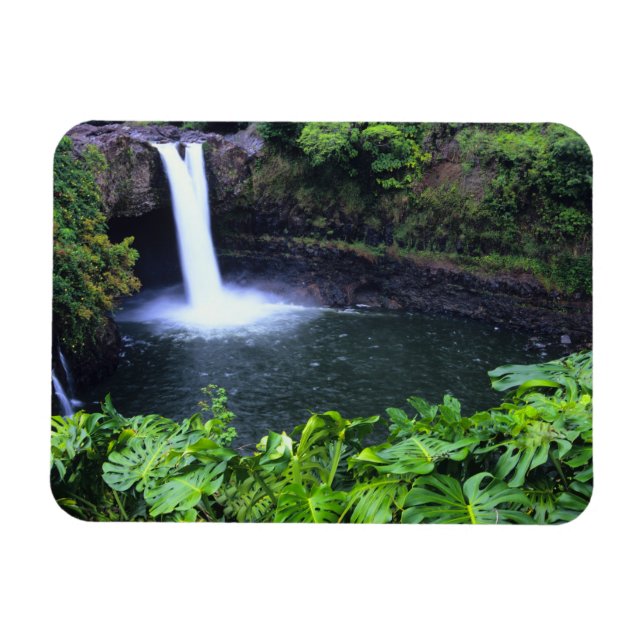Hawaii, Big Island, Hilo, Regenbogenfälle, Lush Magnet (Horizontal)