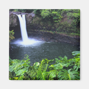 Hawaii, Big Island, Hilo, Regenbogenfälle, Lush Magnet