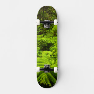 Hawaii, Big Island, Üppige tropische Vegetation in Skateboard