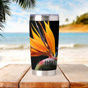 Hawaii Bird of Paradise Pflanze Blume Thermobecher