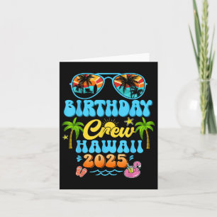 Hawaii Birthday Crew Vacation Cruise 2025 Summer G Karte