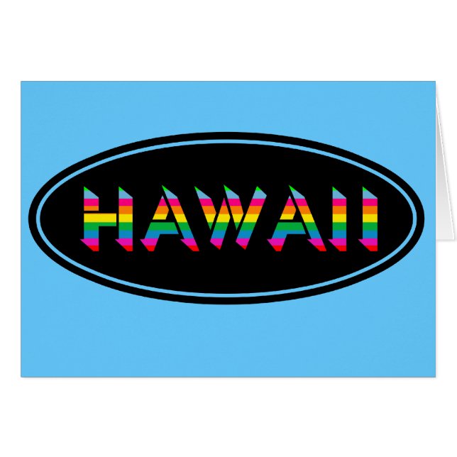 Hawaii-Blau-Spaß (Vorderseite (Horizontal))