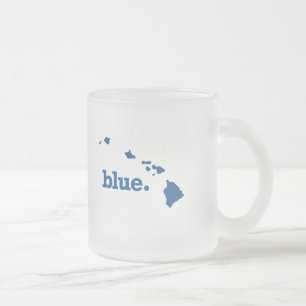 HAWAII BLAUER STAAT MATTGLASTASSE