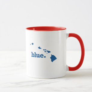 HAWAII BLAUER STAAT TASSE