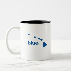HAWAII BLAUER STAAT ZWEIFARBIGE TASSE
