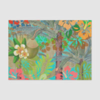 Hawaii Blume Hula Vintage Blumengrafik