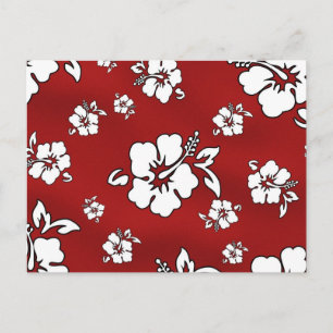 Hawaii-Blume Postkarte