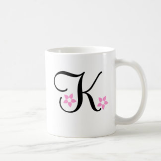 Hawaii-Blumen-Tasse "K " Kaffeetasse