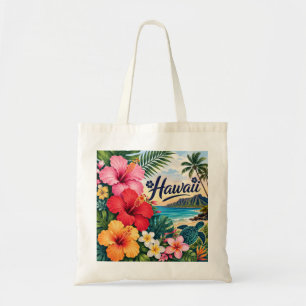 Hawaii Blumen Tragetasche