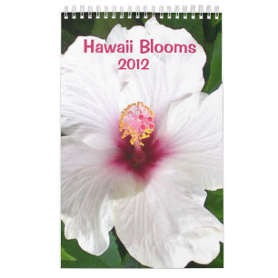 Hawaii-Blüten Kalender